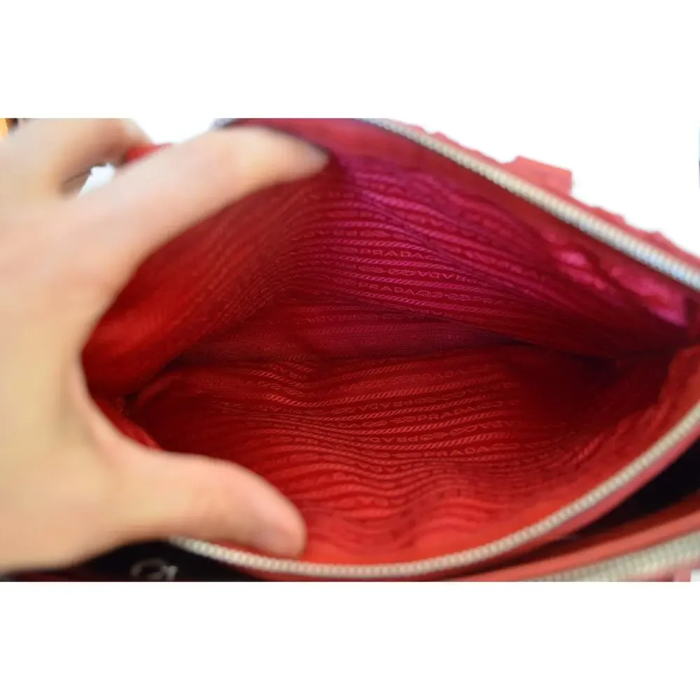 Prada Nappa Gaufre Satchel Tote Bag